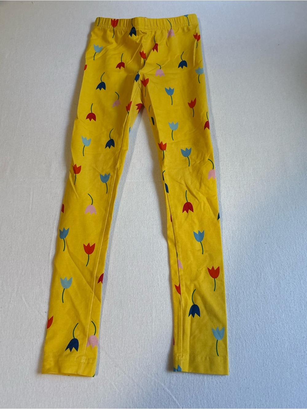Hanna Andersson Yellow Tulip Print Leggings